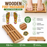 Wooden Foot Massage Roller