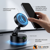 360° Rotating Magnetic Car Phone Holder – Strong Suction Dashboard Mount for All Smartphones