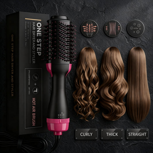3-in-1 Blow Dry Volumizing Brush