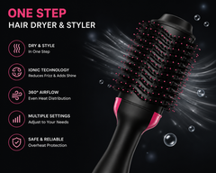 3-in-1 Blow Dry Volumizing Brush