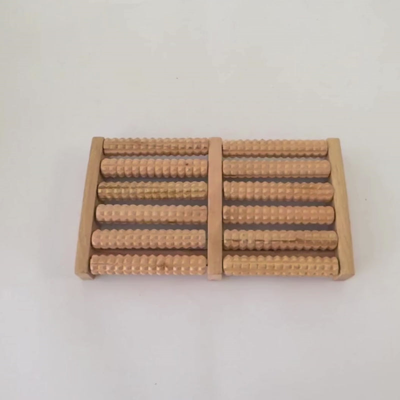 Wooden Foot Massage Roller